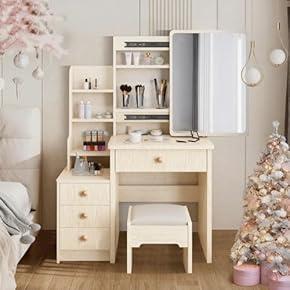 鏡台・ドレッサー(ベッドルーム家具) 通販 | Amazon Home&Kitchen