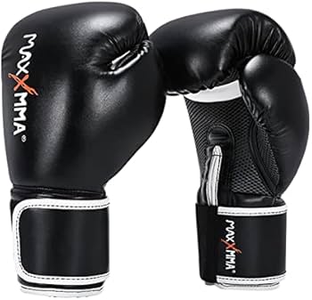 Amazon | MaxxMMA ボクシンググローブ パンチンググローブ 通気性