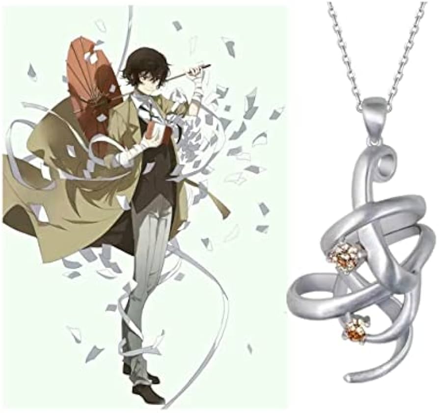 Amazon.co.jp: YHN 太宰治 ネックレス 文豪ストレイドッグス 人気