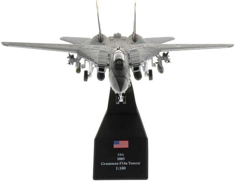 Amazon | 1/100 アメリカ F-14トムキャット 戦闘機 ダイキャスト