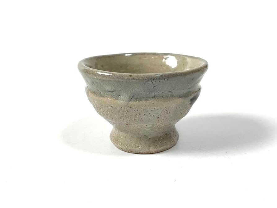 浜田庄司 掛分釉盃 ぐい呑み 酒器 人間国宝 民藝 R1619 Sekaimen