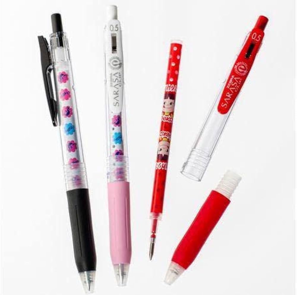 ペコちゃんボールペンペコちゃんサラサ5本セット完売品