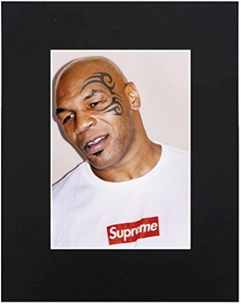 XQArtStudio Mike Tyson Boxing Champion Supreme Print Poster Matte