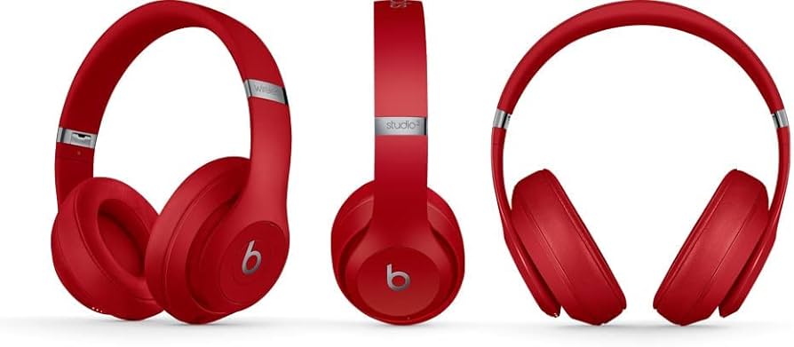 Beats Studio3 Wireless Headphones - Red (Renewed) : Amazon.ca