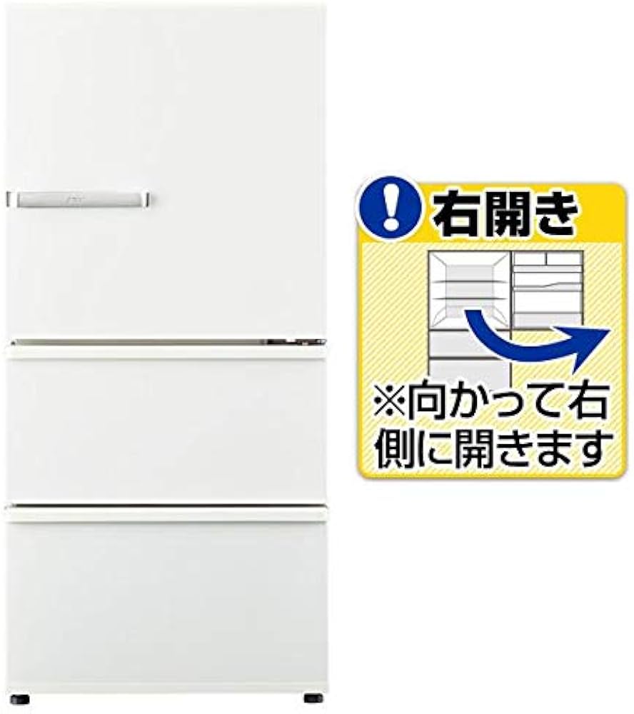 Amazon.co.jp: アクア 238L 3ドア冷蔵庫（アンティークホワイト）【右
