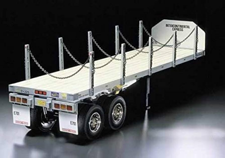 みっちゃんTAMIYAタミヤ1/14 R Cトレーラ16輪低床台車 タミヤ1/14