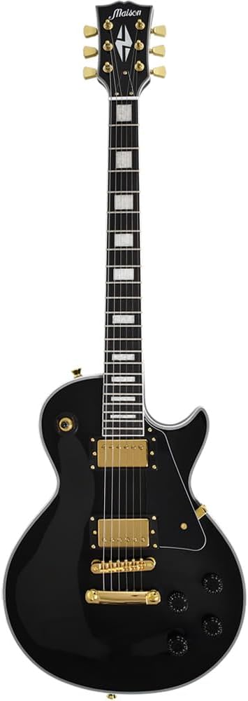 Amazon | Maison メイソン エレキギター レスポールタイプ LP-38C/BK