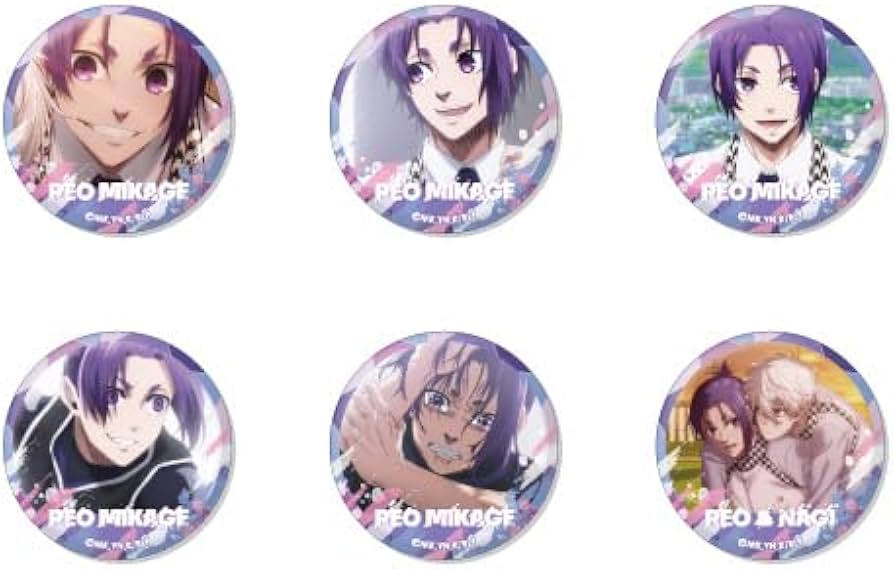 Amazon.co.jp: ブルーロック 缶バッジセット2～御影 玲王がいっぱい