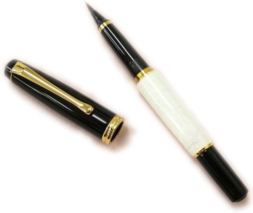 Amazon | くれ竹万年毛筆 夢銀河 / 京都オパール 「胡粉色」 ＜呉竹