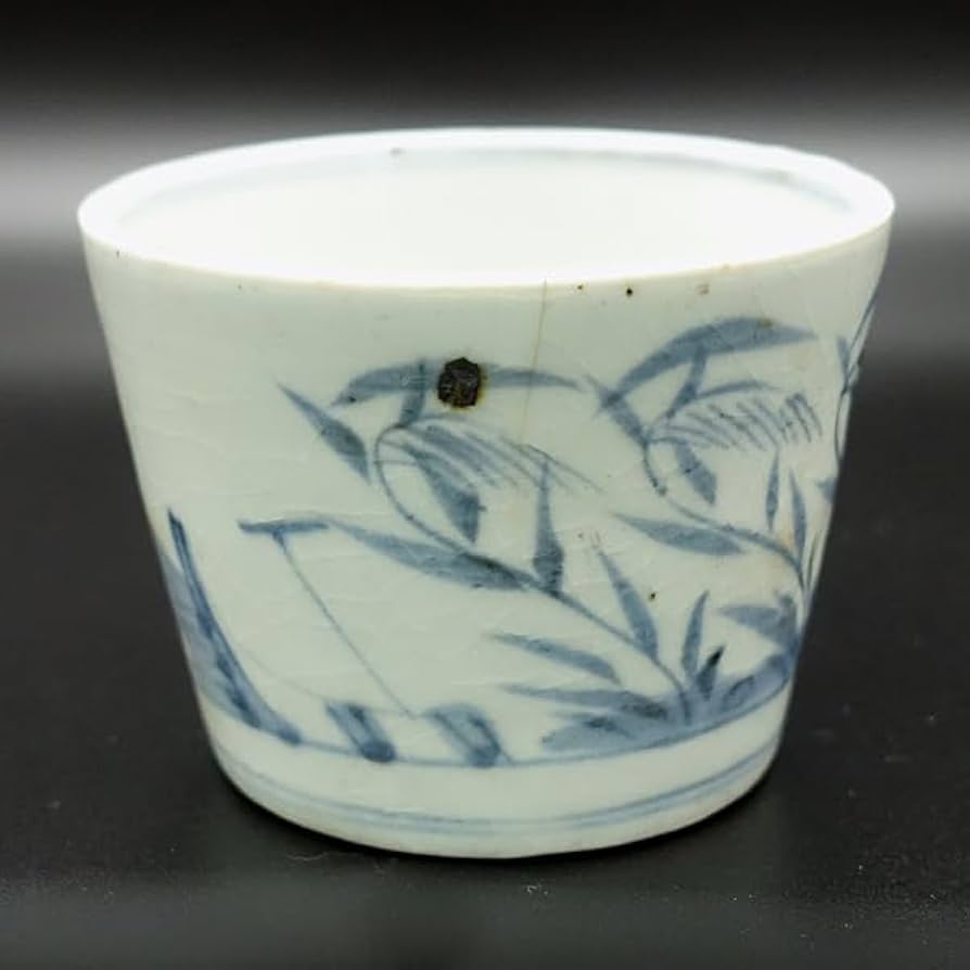 Amazon.co.jp: 古伊万里 染付 蕎麦猪口 江戸時代 GR9J : ホーム