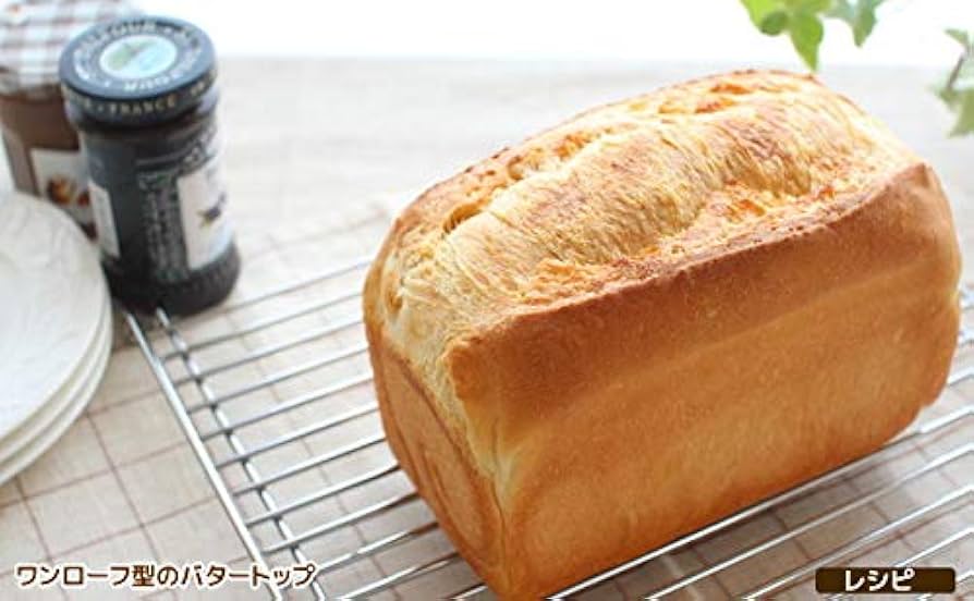 Amazon | 浅井商店 アルタイト食パン型 1ローフ フタ付 gray | 浅井