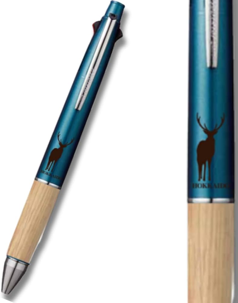 Amazon | 北海道限定 ジェットストリーム 4&1 エゾシカ (ティール