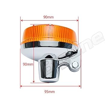 BigOne製オレンジZ2ウィンカー4個セット クローム仕上げ