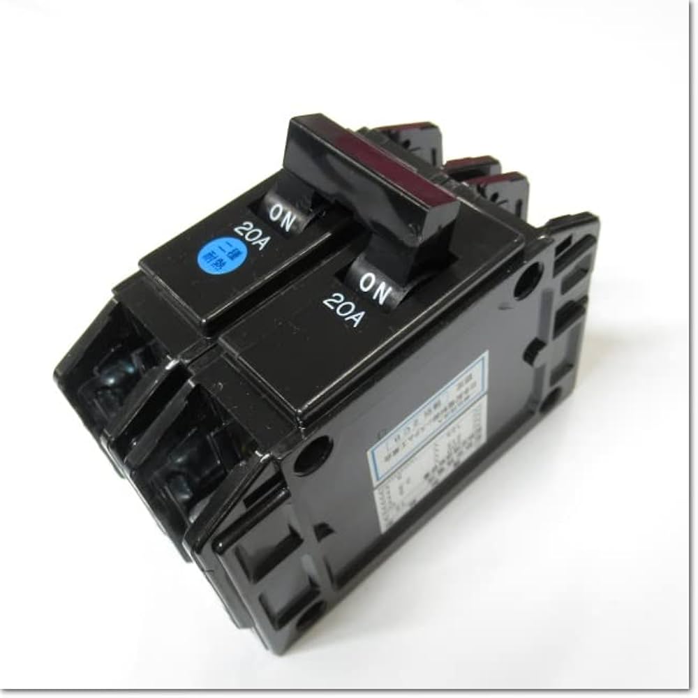 Amazon | 三菱電機 BH-K 2P 20A ノーヒューズ遮断器 (分電盤用) (2極