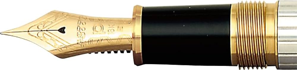 Amazon | プラチナ万年筆 万年筆 銀無垢 太字 PTS-50000#9-4 | 万年筆