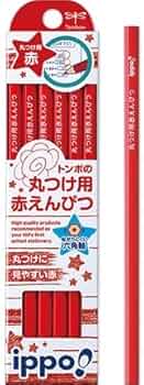 Amazon | トンボ鉛筆 ippo! 丸つけ用 赤えんぴつ 1ダース(12本入) CV