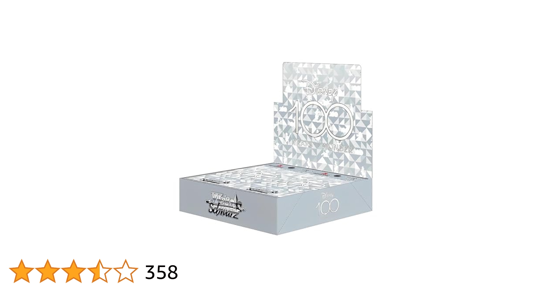 未開封・シュリンク付】 ヴァイスシュヴァルツ Disney100初版4box 初版