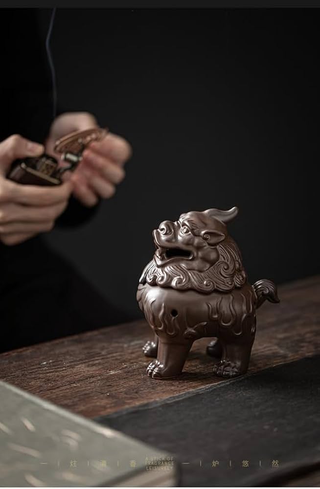 銅器 浮彫二仙香薫炉 手提げ暖手炉 香炉 香道具 装飾品 工芸品 置物