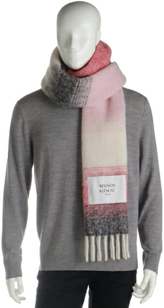 Amazon | MAISON KITSUNE(メゾンキツネ) ストール メンズ GRADIENT