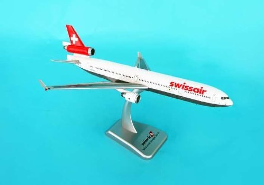 Buy Aircraft Scale Model, SWISSAIR, MD-11, Scale 1:200 (with