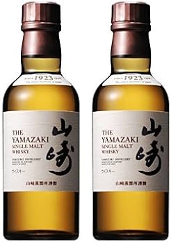 Amazon.co.jp: Yamazaki Single Malt Yamazaki 180ml (2-piece set