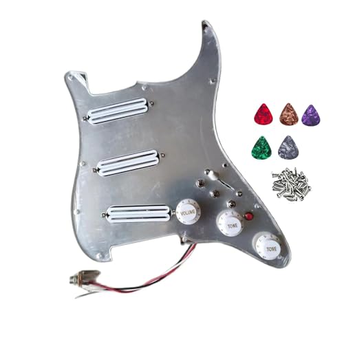 美品 Mavis 初心者向けエレキギター レッド ミラータイプピックガード