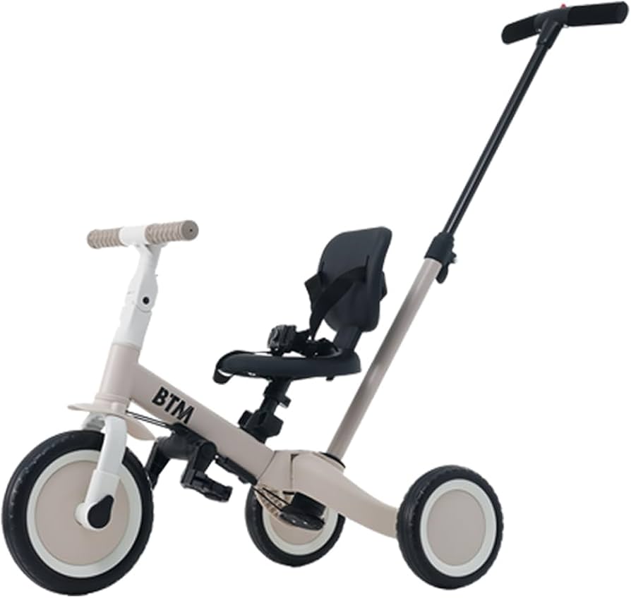 Amazon.co.jp: 子供用三輪車 5n1新色 のりもの BTM 押し棒付き