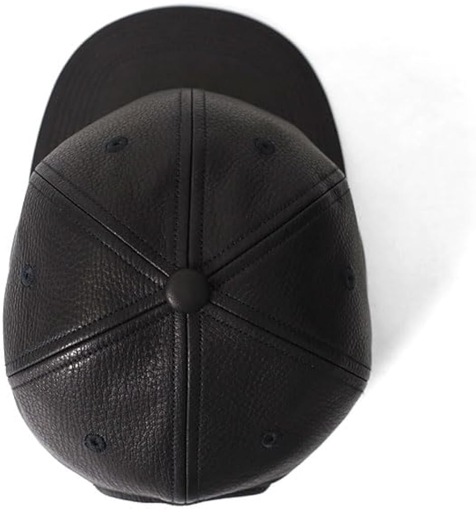 KIJIMA TAKAYUKI レザーブラックキャップ Fサイズ KIJIMA TAKAYUKI