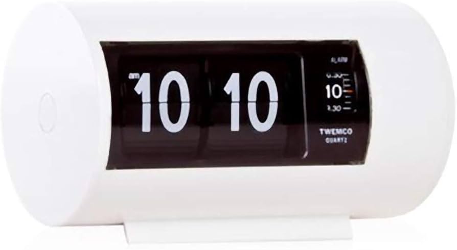 Amazon.co.jp: TWEMCO(トゥエンコ) 置き時計 パタパタクロック