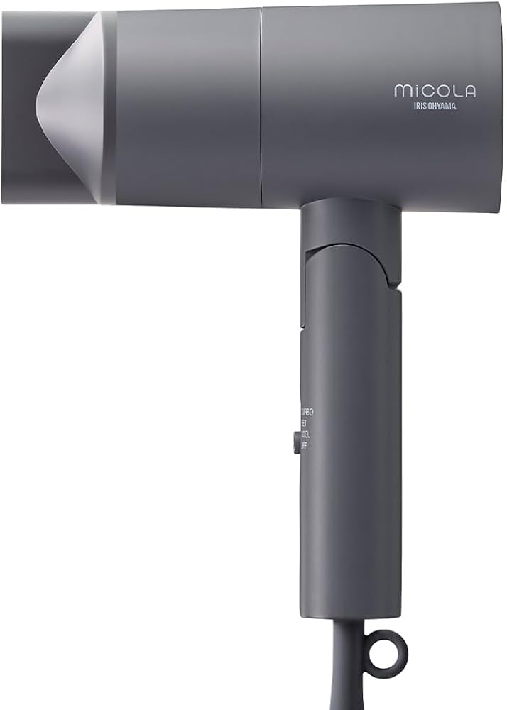 Amazon | アイリスオーヤマ MICOLA ドライヤー 大風量 速乾 軽量