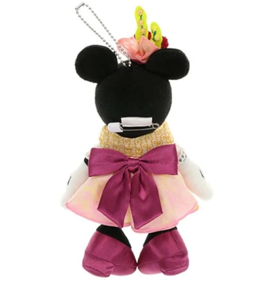 ディズニー ミニーのスタイルスタジオ 冬 ウィンター ぬいぐるみバッジ