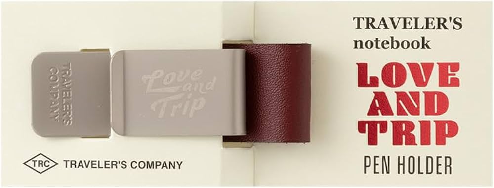 トラベラーズノート LOVE AND TRIP パスポートサイズ ペンホルダー Pen