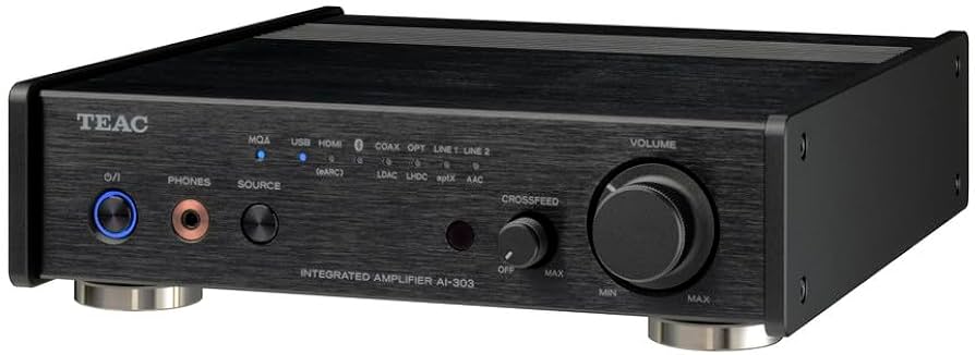 Amazon.co.jp: TEAC AI-303-B Black USB DAC Stereo Premain Amplifier