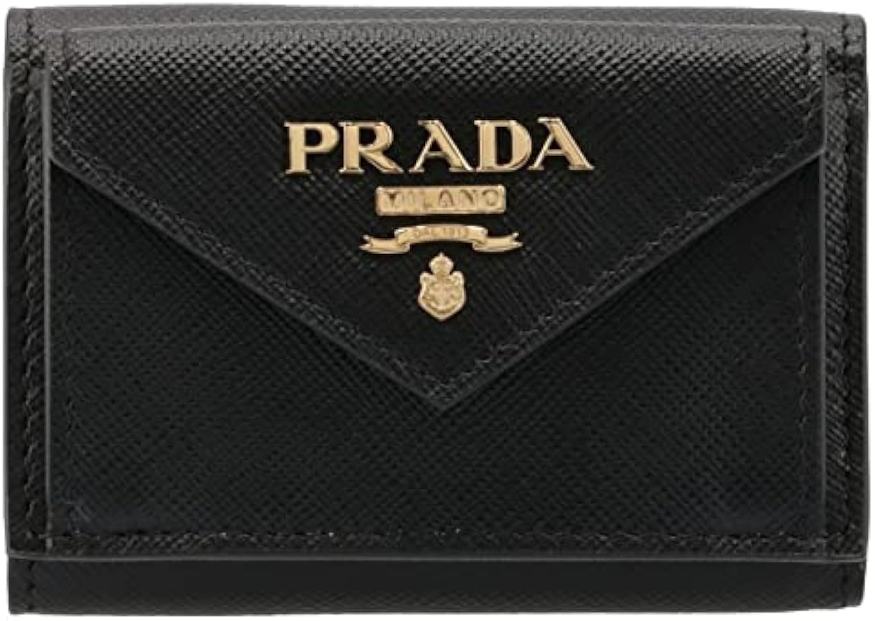 Amazon | [Prada] [プラダ] 財布 三つ折り サフィアーノ バイカラー