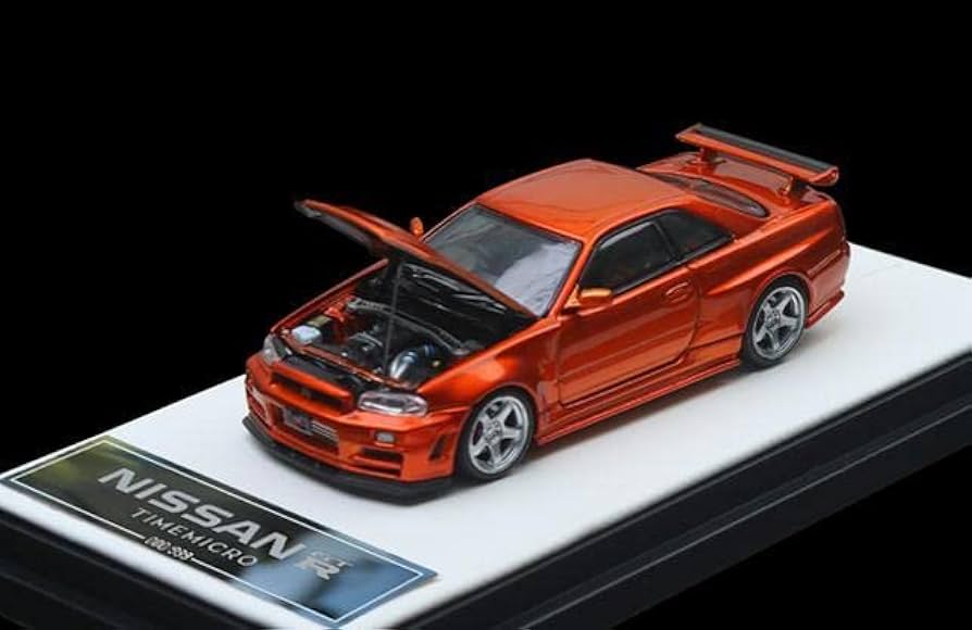 Amazon | Time Micro 1/64 ニッサン スカイライン GTR R34 | ミニカー
