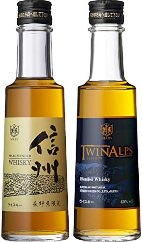 Amazon.co.jp: マルスウイスキー ミニボトル2本 飲み比べセット 「信州