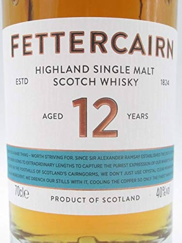 Amazon.co.jp: フェッターケイアン 12年 40度 700ml (フェッターケアン