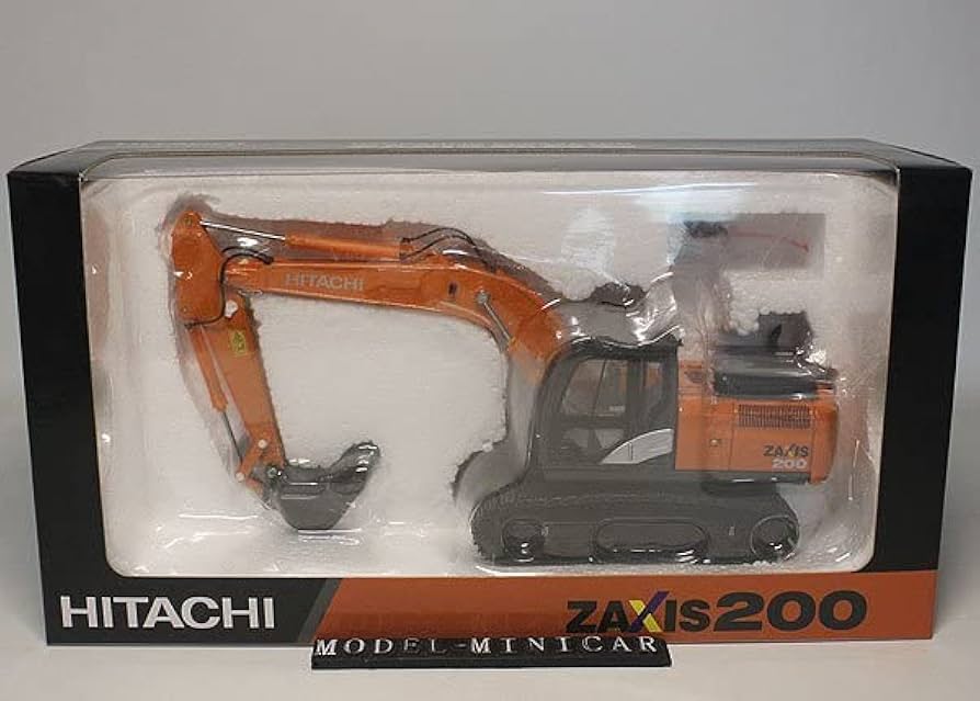 Amazon.co.jp: △超精密！HITACHI 1/50 日立建機 ZAXIS200 ショベル
