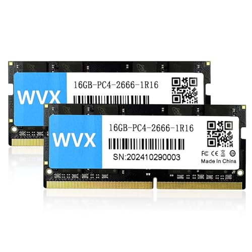 Amazon.co.jp: WVX ノートPC用メモリ DDR4-2666mhz（PC4-21300)16GB×2
