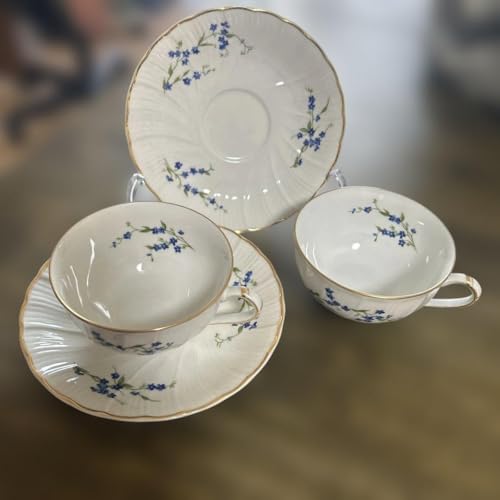 最終価格、オ−ルドリモージュカップアンドソーサ−ケーキ皿、、トリオ