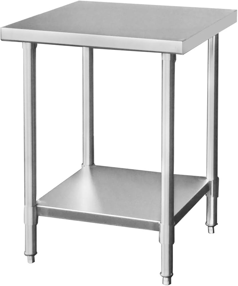 中古D▽業務用 厨房 作業台 棚 ステンレス コンロ台 (Fe1830)