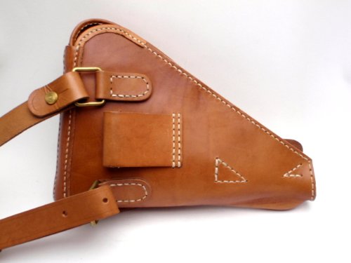 Amazon.co.jp: 琥花堂 南部十四年式拳銃 ホルスター 拳銃嚢 南部14年式