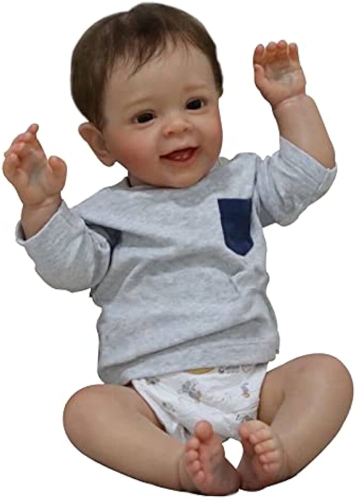 Amazon | LONIAN 24インチ 60cm リボーンドール 赤ちゃん人形 ソフト