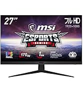Amazon.co.jp: MSI G274QPF-QD ゲーミングモニター RAPID IPSパネル