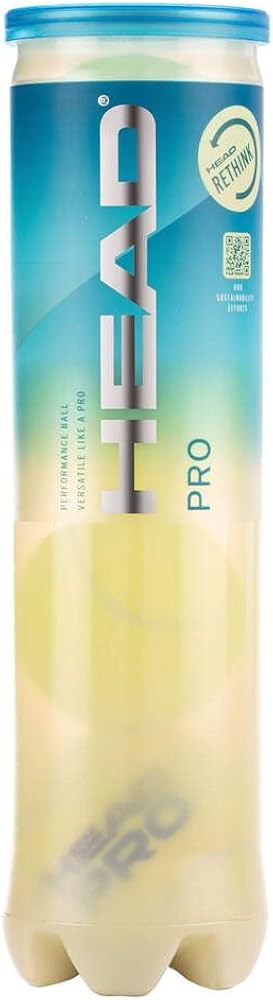 Amazon | HEAD(ヘッド) テニス 硬式ボール HEAD PRO 4球入り缶 571074