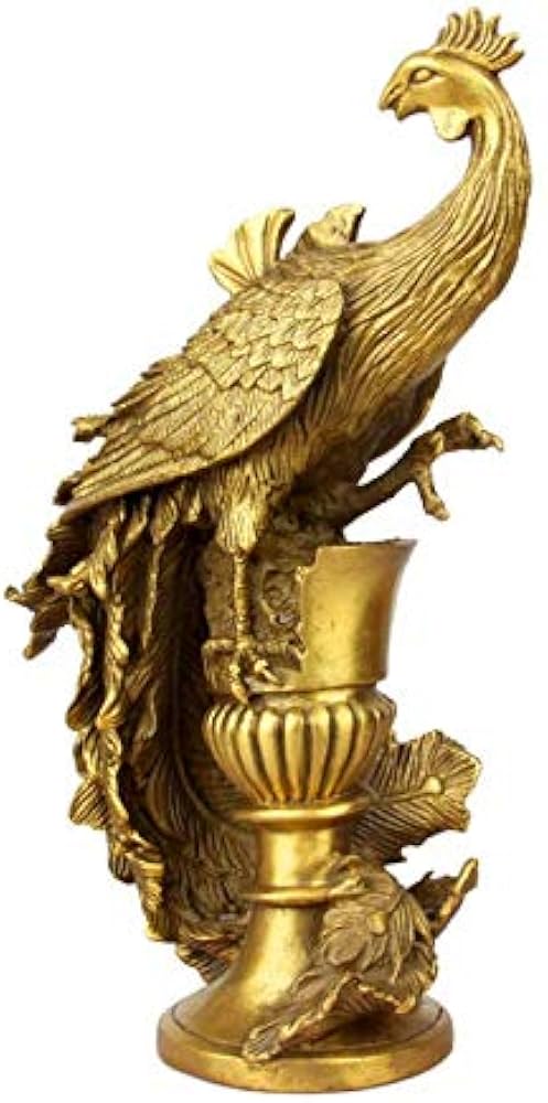 Amazon.co.jp: （イスイ）YISHUI 風水 銅製 鳳凰 鳥の王 飾り物 風水