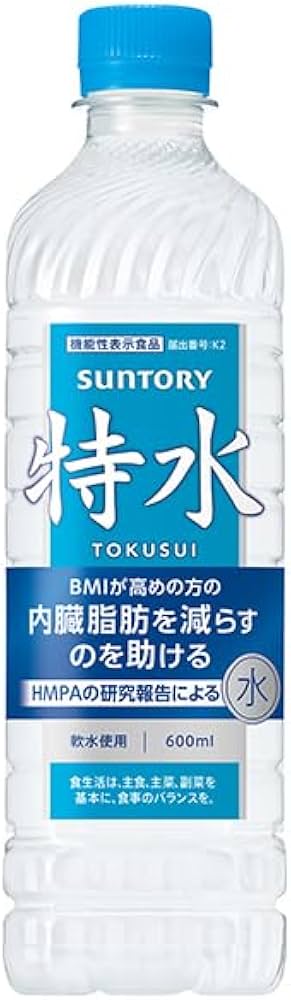 Amazon.co.jp: 《ケース販売》 サントリー 特水(機能性表示食品) 600mL