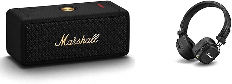 Amazon.com: Marshall Major IV On-Ear Bluetooth Headphone, Black