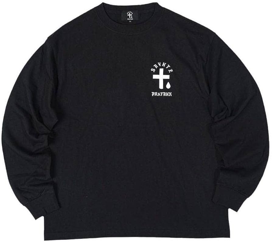 Amazon.co.jp: phatrnk ファットランク srvntz コラボ ロンT 長袖 T