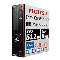 Amazon | 【整備済み品】富士通 デスクトップPC D586/第6世代 i5-6400